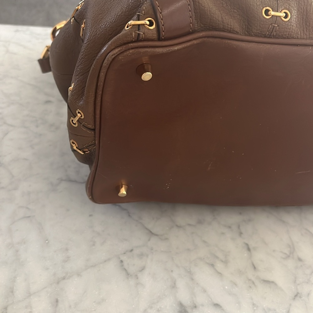 Burberry Prorsum Large Leather Metal StitchTote Bag - Picture 9 of 16